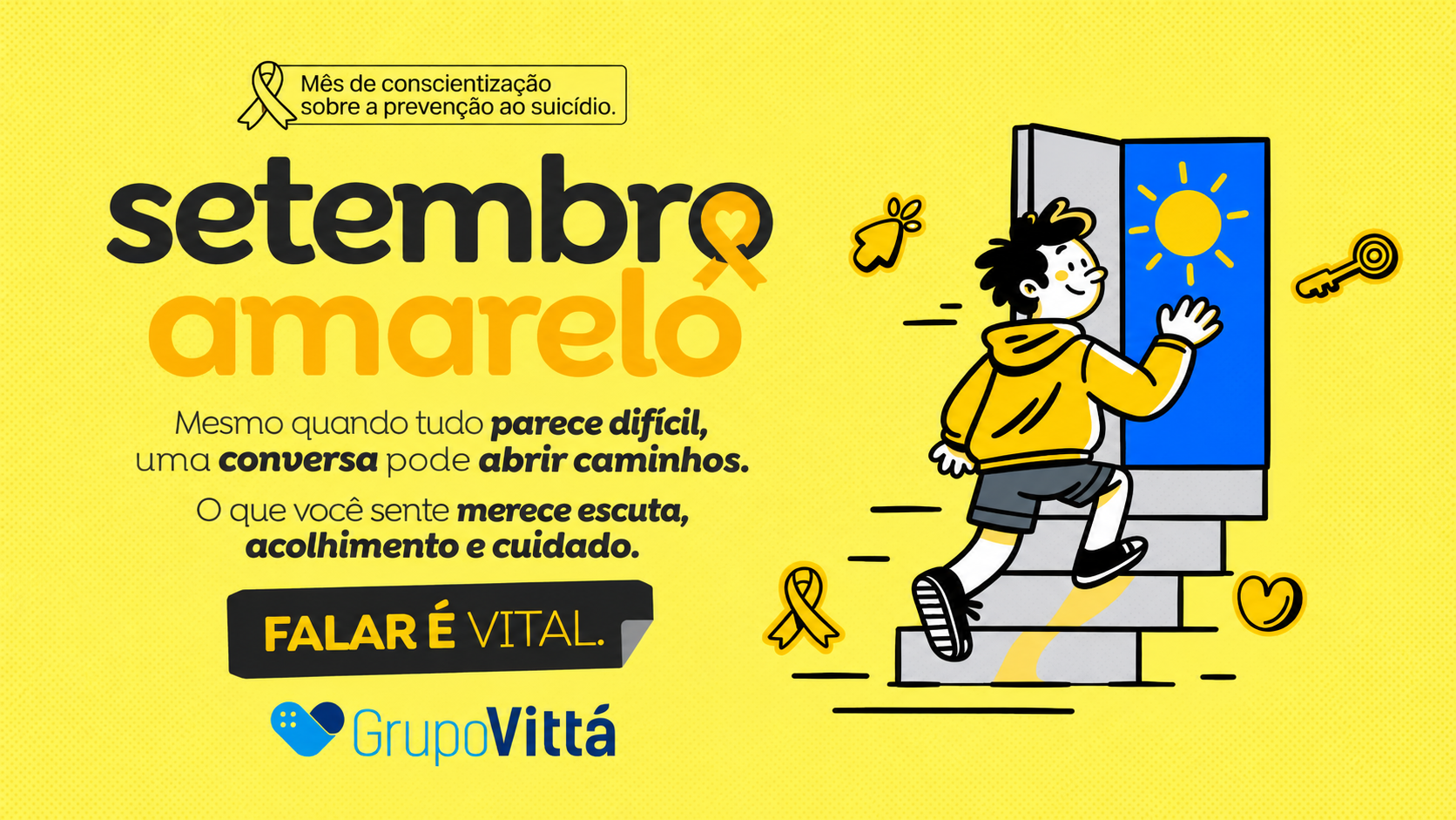 Setembro Amarelo: como uma conversa pode abrir caminhos para quem precisa de ajuda